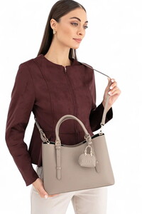  Sisley Logo Detaylı Taş Kadın El Çantası SLY296