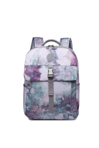 Smart Bags Krinkıl Mor Çiçekli Kadın Sırt Çantası SMB3183