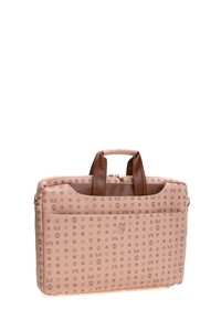  Bilik Deri Monogram Pembe/Taba Unisex Laptop & Evrak Çantası BRIEFCASE-MN