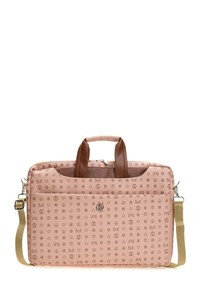  Bilik Deri Monogram Pembe/Taba Unisex Laptop & Evrak Çantası BRIEFCASE-MN