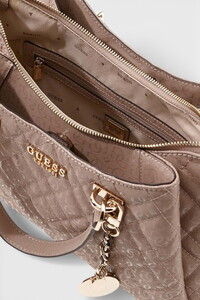  Guess Isemay Sütlü Kahve Kadın Omuz Çantası HWGG9628060