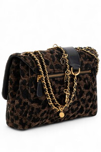  Guess Giully II Kahve-Leopar Kadın Omuz Çantası HWLG9673200