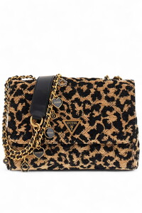 Guess Giully II Leopar Kadın Omuz Çantası HWLG9673200