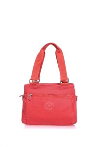 Smart Bags  Kırmızı Kumaş Kadın Omuz Çantası SMB1125