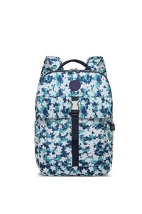 Smart Bags Krinkıl Yeşil Çiçekli Kadın Sırt Çantası SMB3183