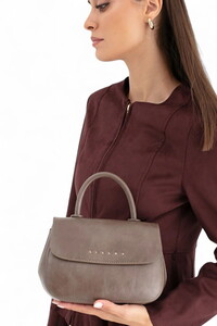  Sisley Logo Detaylı Taş Kadın El Çantası SLY235