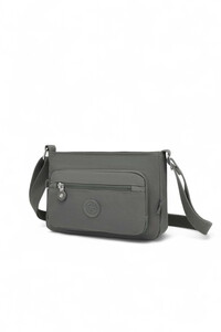  Smart Bags Krinkıl Koyu Gri Kadın Çapraz Askılı Çanta SMB 3270