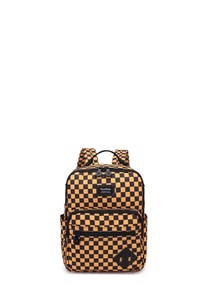 Smart Bags Krinkıl Siyah Kumaş/Sarı Kadın Sırt Çantası SMB3090