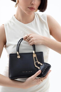 Sisley  Siyah Kadın El Çantası SLY157