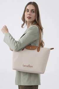 Benetton  Bej-Camel Kadın Omuz Çantası BNT1611