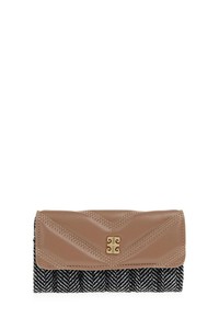 Pierre Cardin  Siyah/Taba Kadın Portföy & Clutch Çanta 06PC22K607-BS