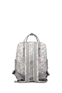  Smart Bags Krinkıl Gri Çiçekli Kadın Sırt Çantası SMB1220