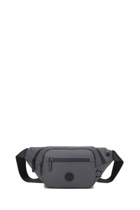 Smart Bags Gumi Koyu Gri Unisex Bel Çantası SMB8652