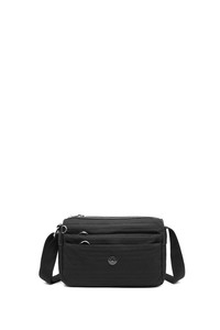 Smart Bags Krinkıl Siyah Kumaş Kadın Çapraz Askılı Çanta SMB1006