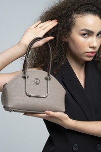  Valentino Orlandi Monogram Taş/Kahve Kadın El Çantası VLT075