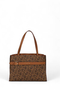 Nautica Monogram Kahve Kadın Omuz Çantası CN7220T
