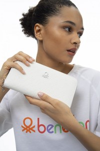 Benetton  Beyaz Kadın Portföy & Clutch Çanta BNT989