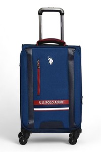 U.S. Polo Assn.  Lacivert Kumaş Unisex Büyük Boy Valiz PLVLZ21259AB