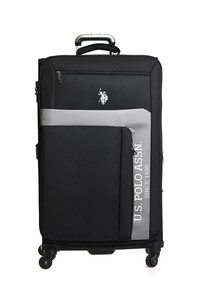 U.S. Polo Assn.  Siyah Kumaş Unisex Büyük Boy Valiz PLVLZ21264AB