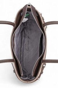  Benetton Monogram Taş-Kahve Kadın Omuz Çantası BNT1663