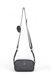 Nautica Monogram Siyah Kadın Çapraz Askılı Çanta CN7216T