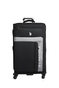 U.S. Polo Assn.  Siyah Kumaş Unisex Orta Boy Valiz PLVLZ21264BO