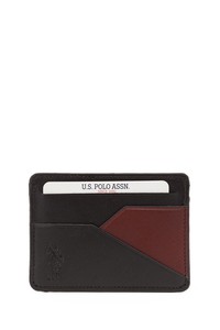 U.S. Polo Assn.  Siyah Soft Deri Erkek Kartlık PLCUZ7637