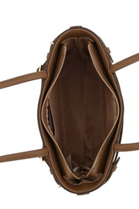  Benetton Monogram Kahve-Taba Kadın Omuz Çantası BNT1663