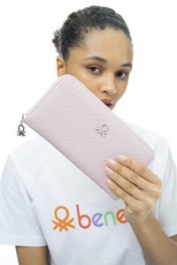  Benetton  Pembe Kadın Portföy & Clutch Çanta BNT989