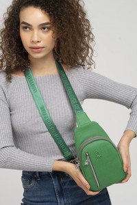  Benetton Gofraj Yeşil Kadın Body Bag BNT864