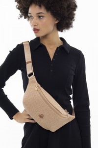  Benetton Monogram Açık Camel Kadın Bel Çantası BNT948
