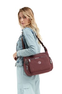  Kipling Gabbie Mahogany Kadın Omuz Çantası K15255