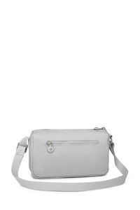  Smart Bags Krinkıl Açık Gri Kumaş Kadın Çapraz Askılı Çanta SMB3095