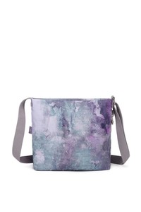  Smart Bags Krinkıl Mor-Çiçekli Kadın Çapraz Askılı Çanta SMB3163