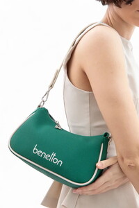 Benetton  Yeşil-Bej Kadın Çapraz Askılı Çanta BNT1600