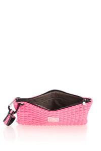  Bilik Deri  Pembe Kumaş Kadın Portföy & Clutch Çanta MELİS