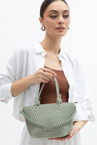 Sisley  Yeşil Kadın El Çantası SLY207