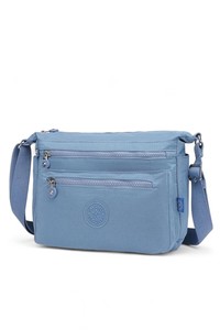  Smart Bags Krinkıl Jeans-Mavi Kadın Çapraz Askılı Çanta SMB1238