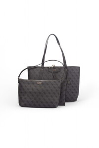  Guess Eco Brenton Antrasit Kadın Omuz Çantası HWEBG839023