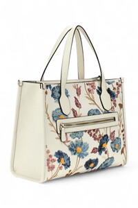  Guess Zaria Beyaz-Çiçekli Kadın Omuz Çantası HWKF7330220