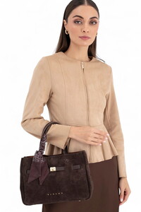 Sisley Nappa Kahve Kadın El Çantası SLY308