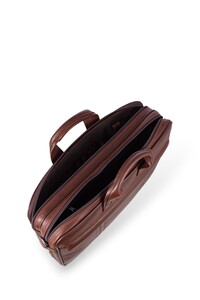  Bilik Deri  Kahve Soft Deri Unisex Laptop & Evrak Çantası CRL S300-15