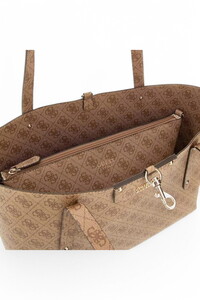  Guess Eco Brenton Kahve Kadın Omuz Çantası HWEBG839023