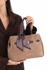  Sisley Nappa Taba-Kahve Kadın El Çantası SLY308