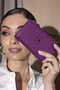Sisley Soft Line Mürdüm Kadın Cüzdan SLY136