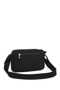  Smart Bags Krinkıl Siyah Kumaş Kadın Çapraz Askılı Çanta SMB3098