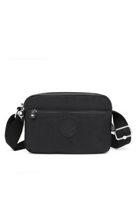 Smart Bags Krinkıl Siyah Kumaş Kadın Çapraz Askılı Çanta SMB3029