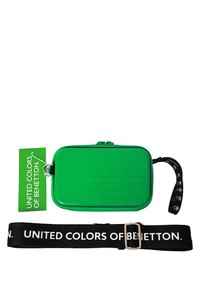 Benetton Logo Detaylı Yeşil Kadın El Çantası BNTM101X