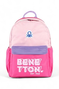 Benetton  Pembe/Fuşya Unisex Okul Sırt Çantası BEN03843