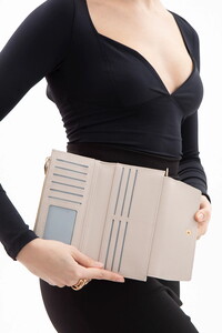  Sisley  Bej Kadın Cüzdan SLY228